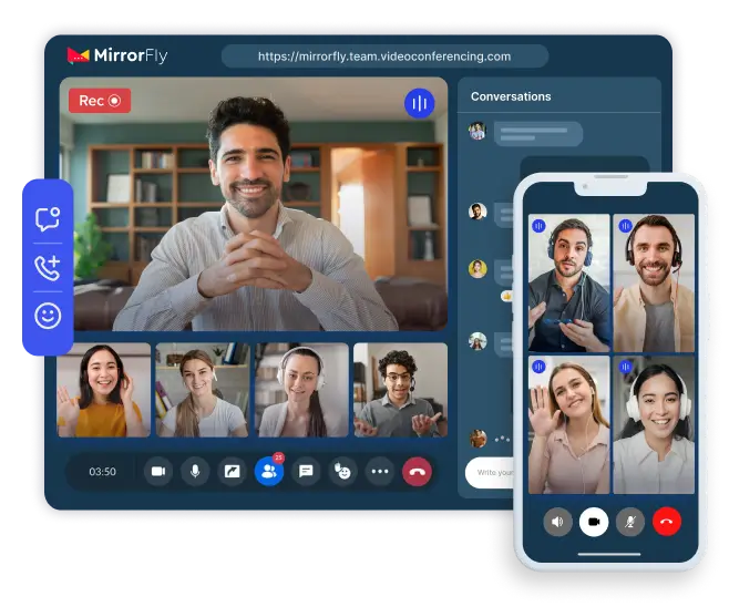 screenshot of MirrorFly IM